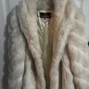 Jordache Vintage faux fur coat